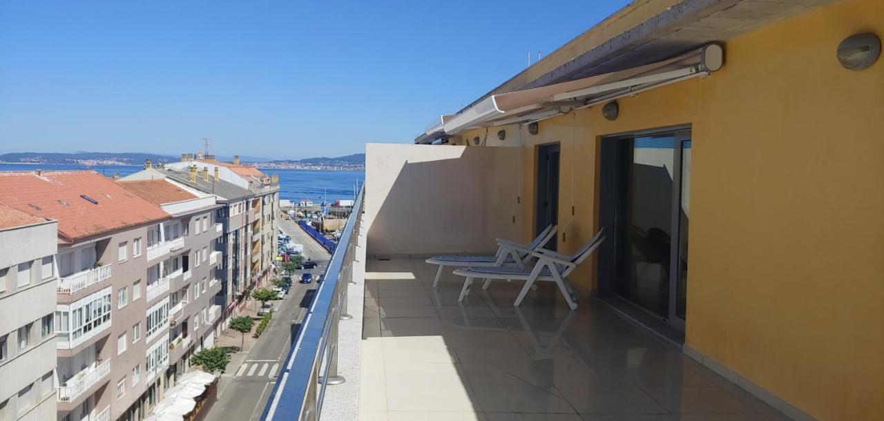 Atico Exclusivo Bueu Centro, 50M Playa Apartment Екстериор снимка