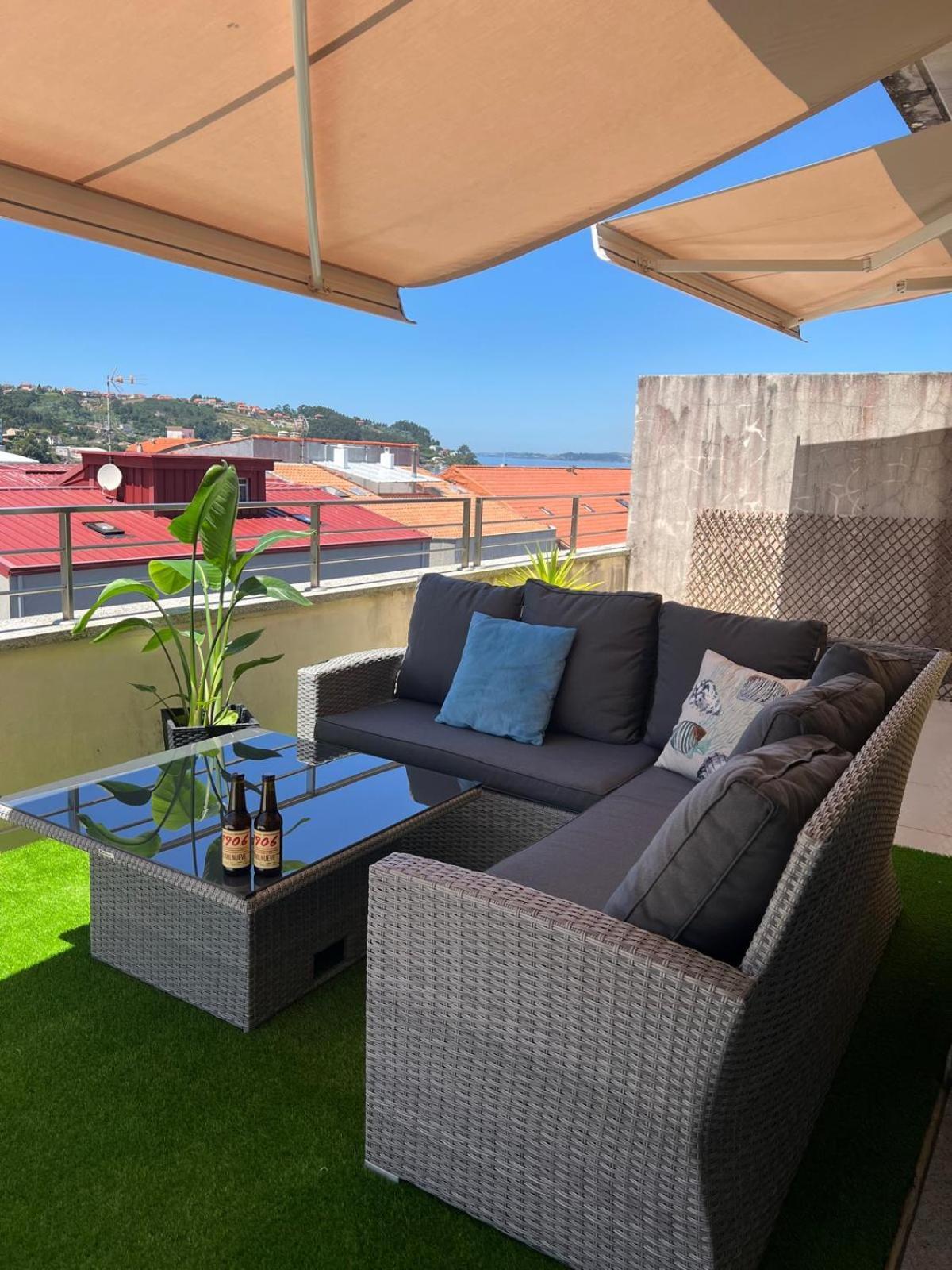 Atico Exclusivo Bueu Centro, 50M Playa Apartment Екстериор снимка